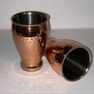 Copper Cups, Set of 2